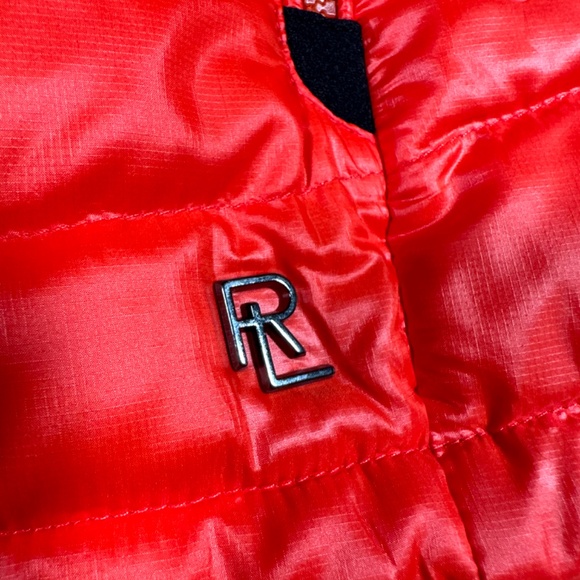 Ralph Lauren Purple Label Vest Orange L 100% Polyester Brand New With Tags - Picture 4 of 10